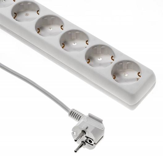 Сетевой фильтр Buro 600SH-16-1.8-W 1.8м (6 розеток) белый (коробка) фото 3