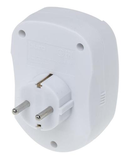 Сетевой фильтр Buro 100SH-Plus-W (1 розетка) белый (коробка) фото 4