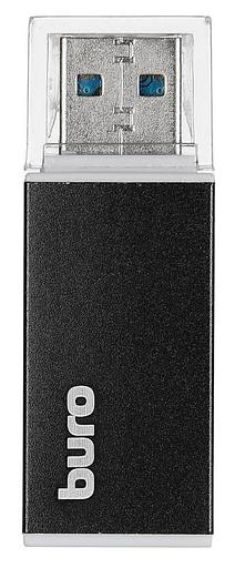 Устройство чтения карт памяти USB2.0 Buro BU-CR-3104 черный фото 1