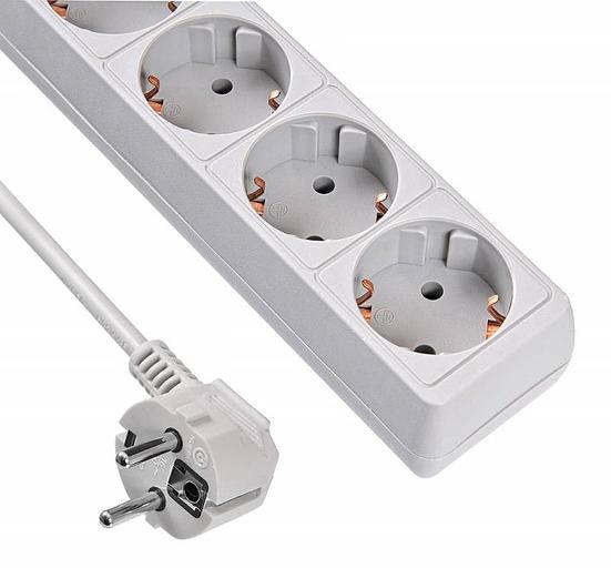 Сетевой фильтр Buro 500SL-3-G 3м (5 розеток) серый (пакет ПЭ) фото 3