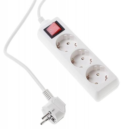 Сетевой удлинитель Buro BU-PS3.1/W 1.5м (3 розетки) белый (пакет ПЭ) фото 3