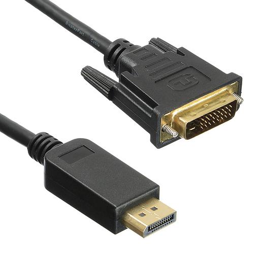 Кабель аудио-видео Buro 1.1v DisplayPort (m)/DVI-D (Dual Link) (m) 3м. Позолоченные контакты черный (BHP DPP_DVI-3) фото 3