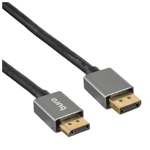 Кабель аудио-видео Buro DisplayPort (m)/DisplayPort (m) 1.5м. Позолоченные контакты черный (BHP-DPP-1.4-1.5G) фото 3
