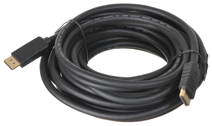 Кабель аудио-видео Buro DisplayPort (m)/DisplayPort (m) 10м. черный (BHP-DPP-1.4-10) фото 1
