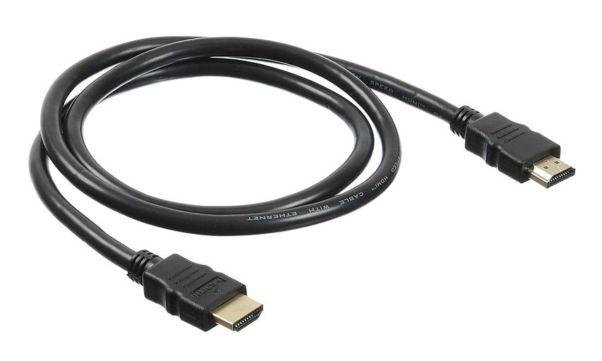 Кабель аудио-видео Buro HDMI 2.0 HDMI (m)/HDMI (m) 1м. Позолоченные контакты черный (BHP HDMI 2.0-1) фото 1