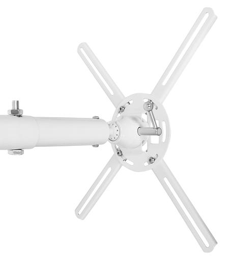 Кронштейн для проектора Buro PR06-W белый макс.20кг потолочный поворот и наклон фото 3