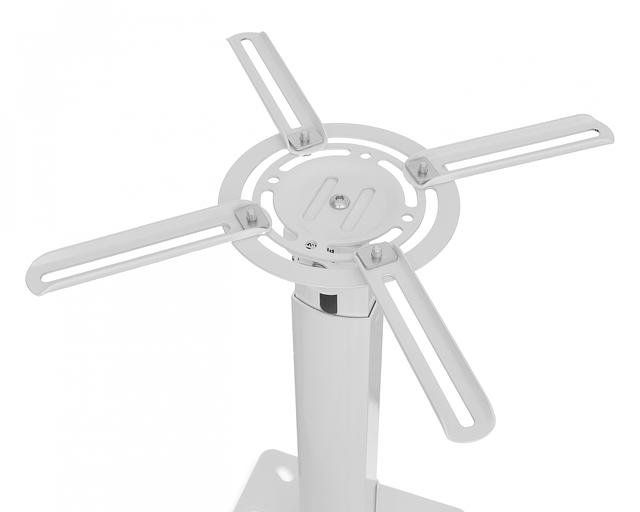 Кронштейн для проектора Buro PR05-W белый макс.13.6кг потолочный поворот и наклон фото 5