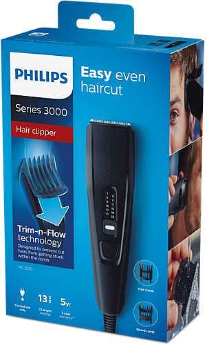 Машинка для стрижки Philips HC3510/15 черный (насадок в компл:2шт) фото 5