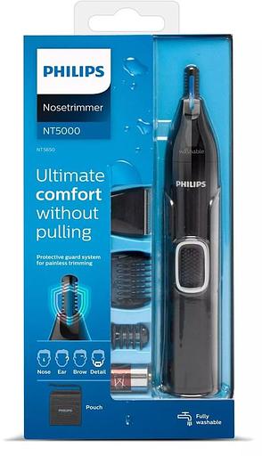 Триммер Philips NT5650/16 черный (насадок в компл:4шт) фото 6