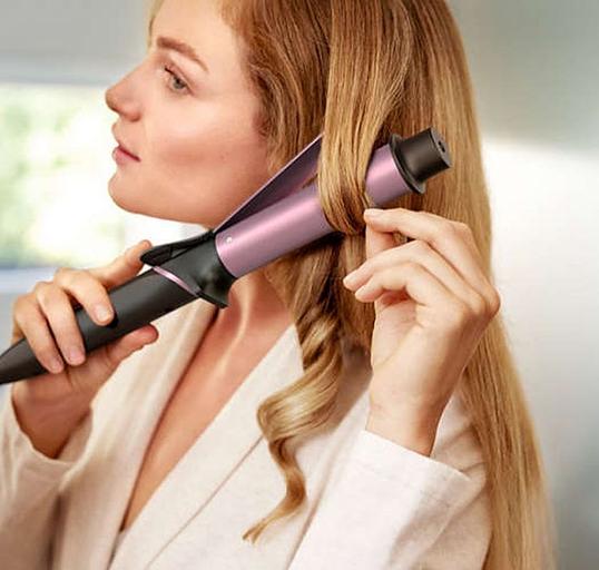 Щипцы Philips BHB868/00 макс.темп.:200С покрытие:керамико-кератиновое черный/фиолетовый фото 7