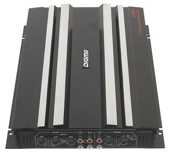 Усилитель автомобильный Digma DCP-400 четырехканальный фото 2
