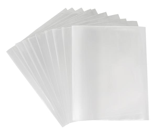 Обложка Silwerhof 382162 для тетради/дневника (набор 10шт) ПП 70мкм гладкая прозр. 210x345мм фото 4