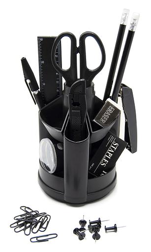 Настольный набор Silwerhof (14 предметов) пластик черный фото 1