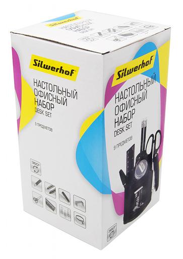 Настольный набор Silwerhof (10 предметов) пластик черный фото 4