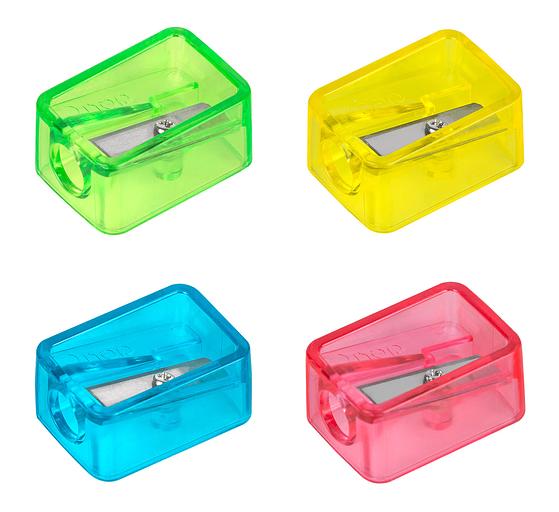 Точилка для карандашей ручная Deli EH034 Comico 1 отверстие пластик ассорти фото 5