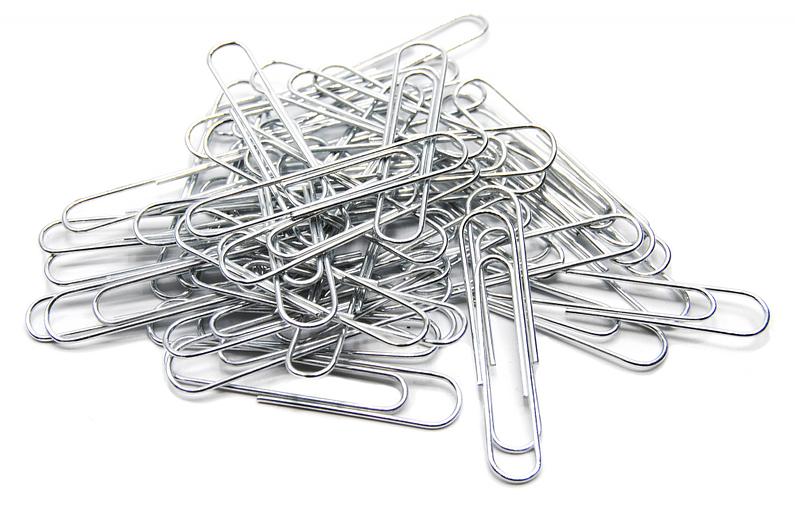 Скрепки Silwerhof 491037 металл оцинкованные 50мм (упак.:100шт) картонная коробка фото 4