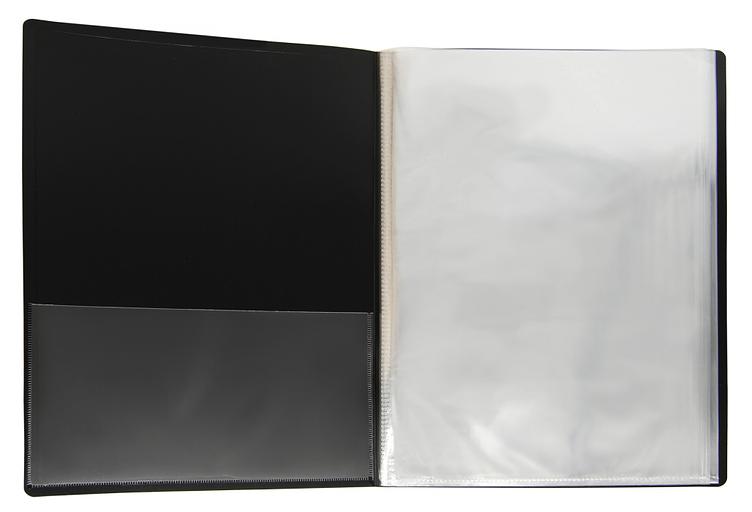 Папка с 60 прозр.вклад. Silwerhof Perlen 292961-73 A4 1мм карман сиреневый металлик фото 2