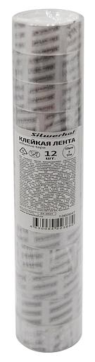 Клейкая лента канцелярская Silwerhof 481070 прозрачная шир.19мм дл.10м 35мкр полипропилен спайка фото 2