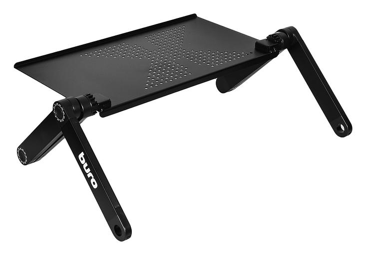 Стол для ноутбука Buro BU-804 столешница металл черный 48x26см фото 4