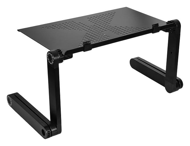 Стол для ноутбука Buro BU-807 столешница металл черный 42x26см фото 5