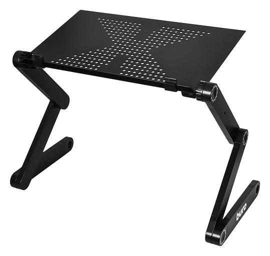 Стол для ноутбука Buro BU-807 столешница металл черный 42x26см фото 7