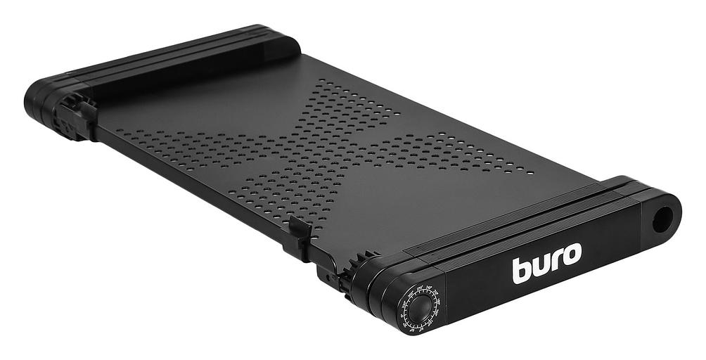 Стол для ноутбука Buro BU-807 столешница металл черный 42x26см фото 8
