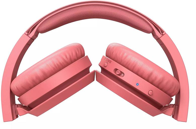 Гарнитура накладные Philips TAH4205RD/00 красный беспроводные bluetooth оголовье фото 3