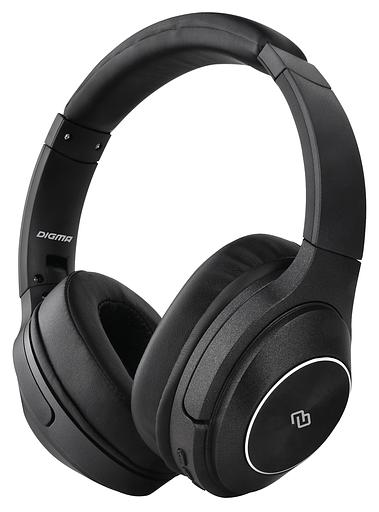 Гарнитура накладные Digma BT-20 ANC черный беспроводные bluetooth оголовье (BT20) фото 1