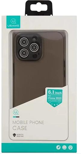 Чехол (клип-кейс) для Apple iPhone 13 Pro Usams US-BH778 черный (матовый) (УТ000028076) фото 1