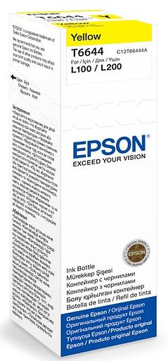 Картридж струйный Epson T6644 C13T66444A желтый (7500стр.) (70мл) для Epson L100 фото 1