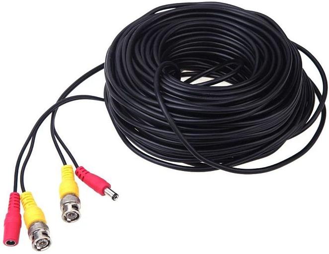 Кабель Falcon Eye 00-00109302 BNC/DC/BNC/DC 50м черный (00-00109311) фото 1