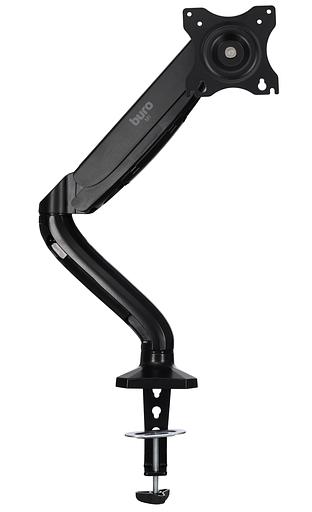 Кронштейн для мониторов ЖК Buro M1 черный 15"-32" макс.9кг крепление к столешнице поворот и наклон фото 1