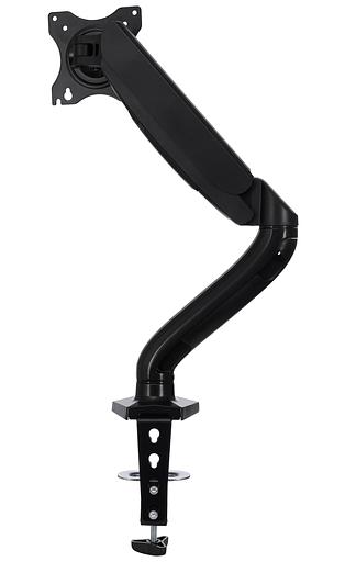 Кронштейн для мониторов ЖК Buro M1 черный 15"-32" макс.9кг крепление к столешнице поворот и наклон фото 4