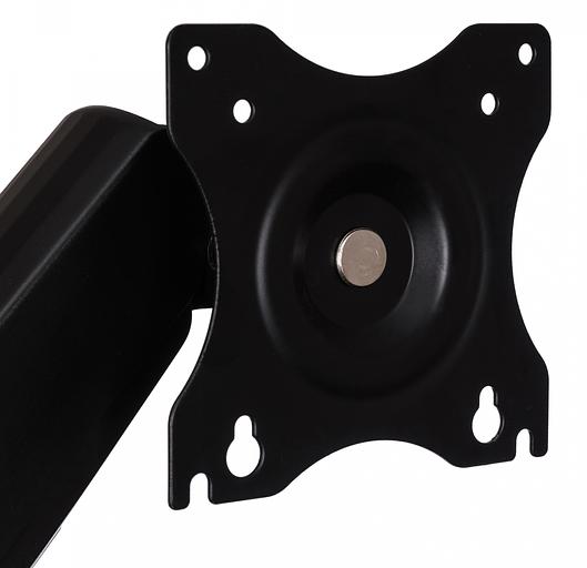 Кронштейн для мониторов ЖК Buro M1 черный 15"-32" макс.9кг крепление к столешнице поворот и наклон фото 5