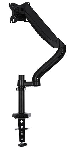 Кронштейн для мониторов ЖК Buro M10 черный 15"-32" макс.9кг крепление к столешнице поворот и наклон фото 4