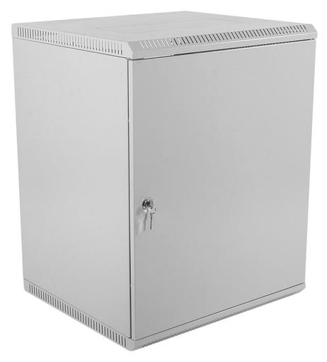 Шкаф коммутационный ЦМО (ШРН-Э-18.350.1) 18U 600x350мм пер.дв.металл несъемн.бок.пан. 50кг серый 281мм фото 1