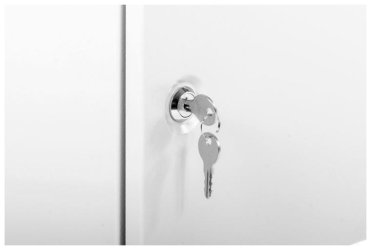 Шкаф коммутационный ЦМО (ШРН-Э-18.350.1) 18U 600x350мм пер.дв.металл несъемн.бок.пан. 50кг серый 281мм фото 5