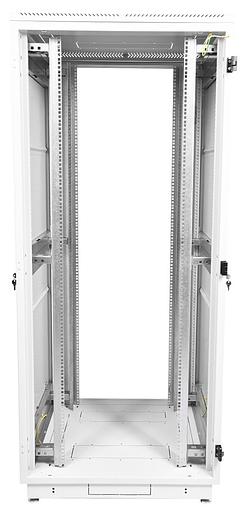 Шкаф коммутационный ЦМО ШТК-М-42.8.8-44АА 42U 800x800мм пер.дв.перфор. задн.дв.стал.лист 2 бок.пан. 500кг белый фото 3