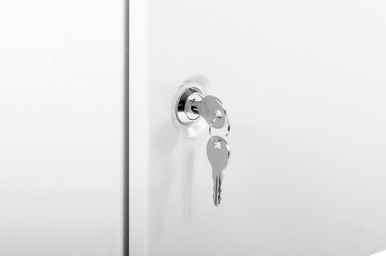 Шкаф коммутационный ЦМО ШРН-Э-6.650.1 6U 600x650мм пер.дв.металл несъемные 50кг серый фото 5