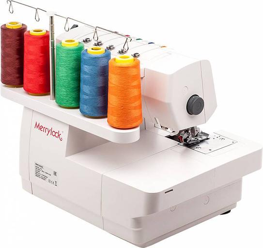 Коверлок Merrylock 075 белый фото 4