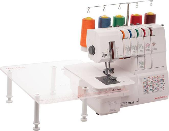 Коверлок Merrylock 075 белый фото 6