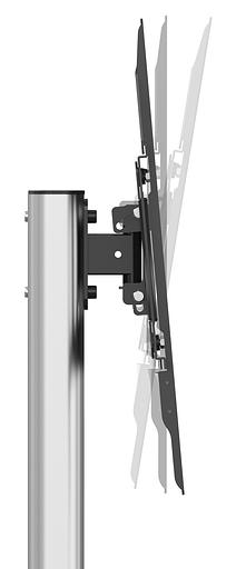 Стойка для телевизора Cactus CS-ST97-D черный 32"-70" макс.68кг напольный фото 3