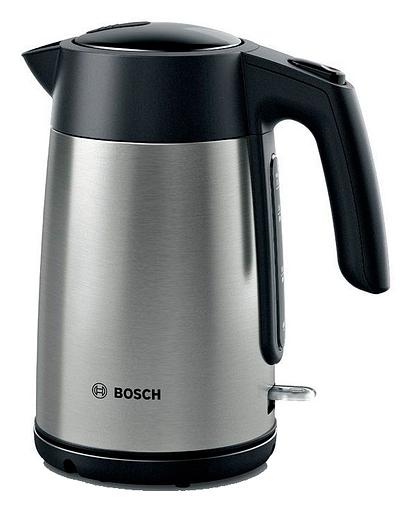 Чайник электрический Bosch TWK7L460 1.7л. 2400Вт нержавеющая сталь/черный (корпус: нержавеющая сталь) фото 1