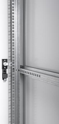 Шкаф коммутационный ЦМО (ШТК-Э-42.6.8-33АА) напольный 42U 600x800мм пер.дв.металл металл 2 бок.пан. 710кг серый 715мм 87кг фото 7