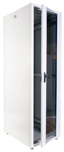 Шкаф коммутационный ЦМО (ШТК-Э-42.8.10-13АА) напольный 42U 800x1000мм пер.дв.стекл 2 бок.пан. металл 710кг серый 915мм 114кг фото 2