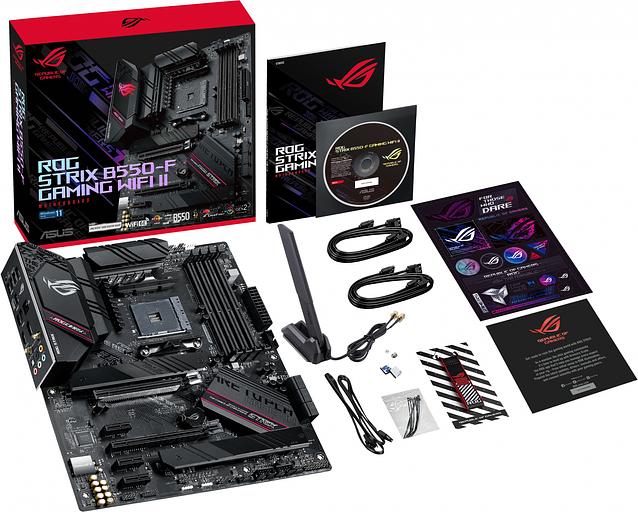 Материнская плата Asus ROG STRIX B550-F GAMING WIFI II Soc-AM4 AMD B550 4xDDR4 ATX AC`97 8ch(7.1) 2.5Gg RAID+HDMI+DP фото 7