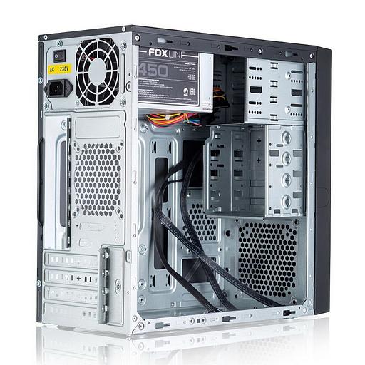 Корпус с блоком питания 450Вт. Foxline FL-733-FZ450R фото 3