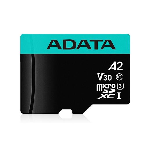 Карта памяти MICRO SDXC 128GB W/AD. AUSDX128GUI3V30SA2-RA1 ADATA фото 1
