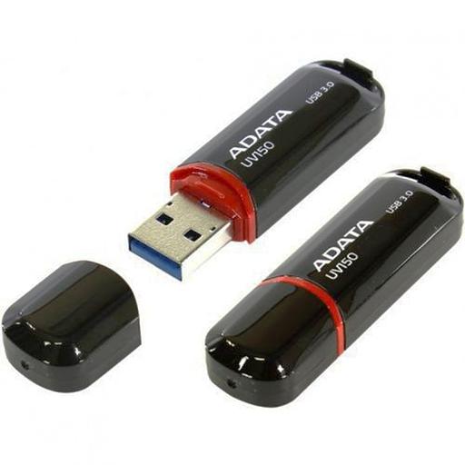 Флэш-накопитель USB3 128GB BLACK AUV150-128G-RBK ADATA фото 2
