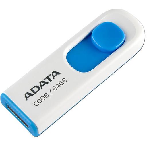 Флэш-накопитель USB2 64GB WH./BLUE AC008-64G-RWE ADATA фото 2